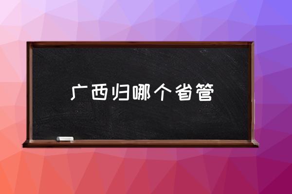 廣西歸哪個(gè)省管 中國(guó)廣西有多少個(gè)市區(qū)？