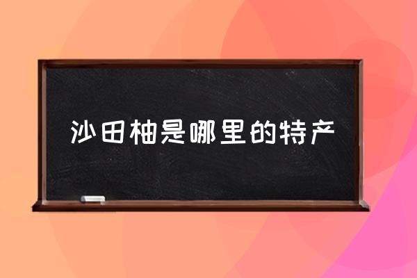 沙田柚是哪里的特產(chǎn) 哪里沙田柚最好吃？